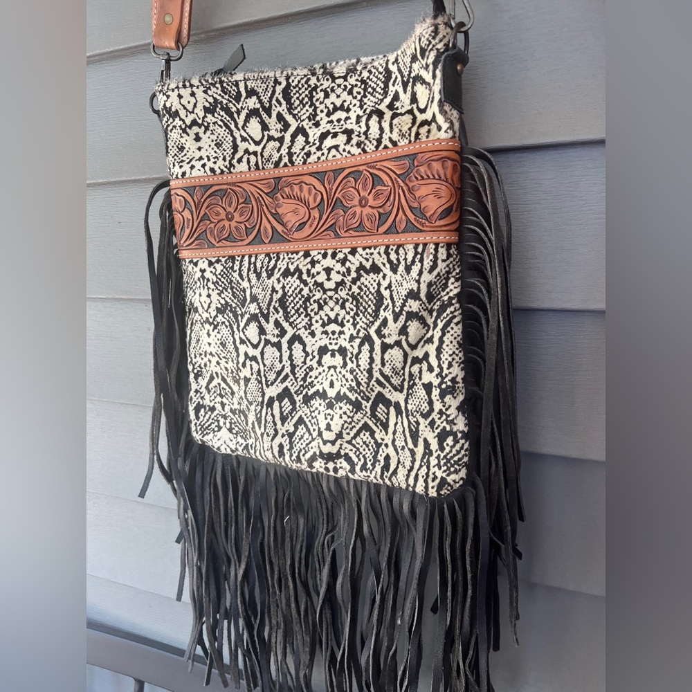 American Darling NEW conceal carry leather messenger bag